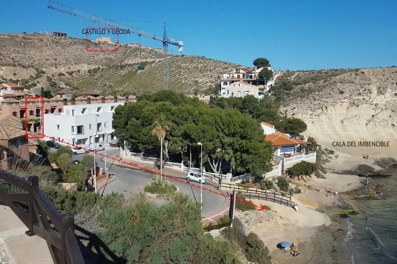 Сasa de vacaciones Apartamento La Invencible Terreros en 1ª Línea de Playa San Juan de los Terreros